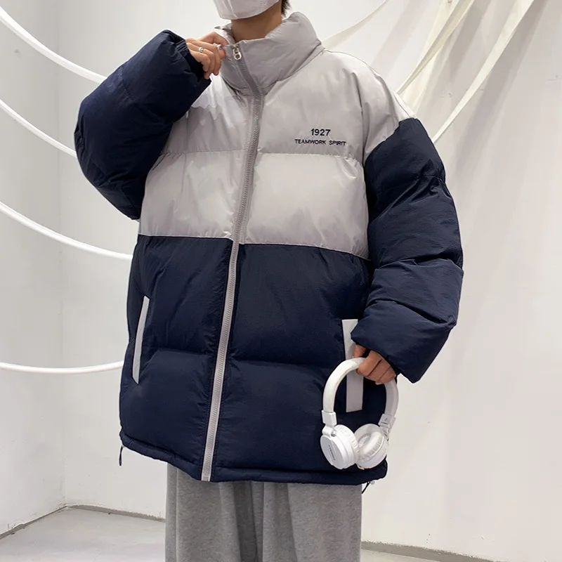 

KAPMENTS Patchwork Y2k Puffer Jacket 2023 Thick Korean Fashions Winter Bubble Coat New In Jackets Harajuku Streetwear Parkas