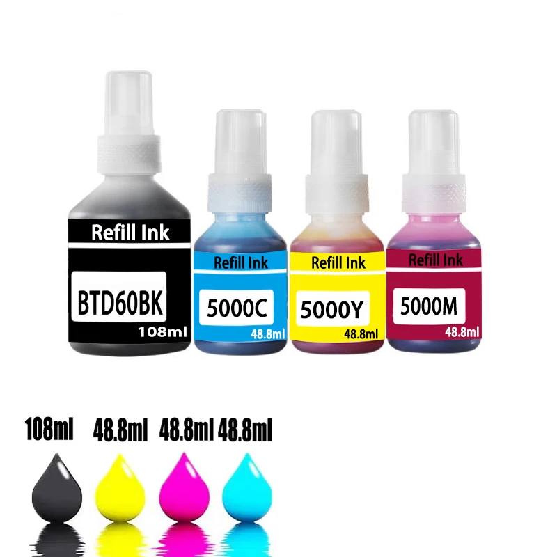 For Brother BTD60BK  BT5000 dye ink Refill Ink kit for Brother DCP-T300 T310/DCP-T500W/DCP-T700W/T800W T220/T226/T300 printer view 4