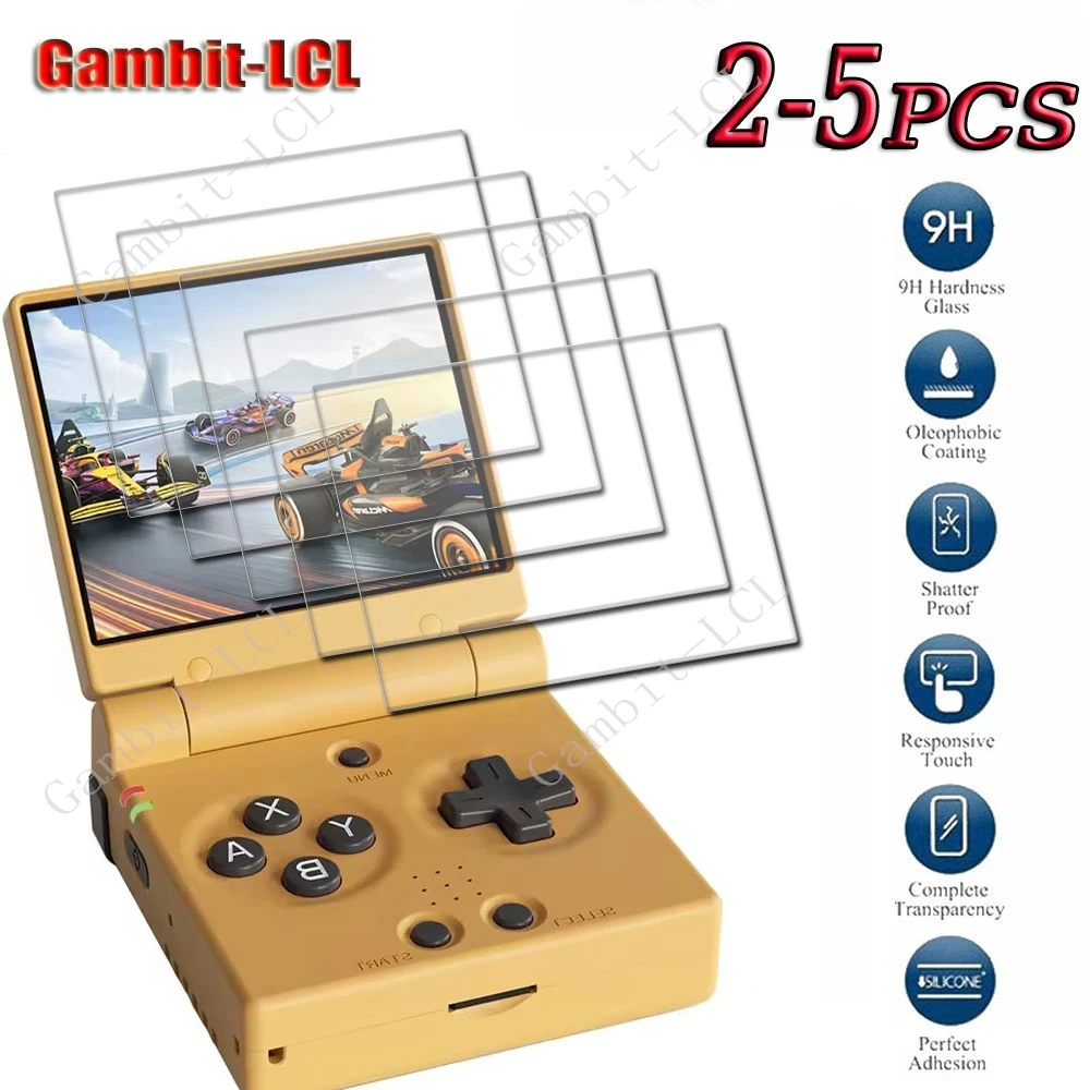 2-5PCS 9H HD Tempered Glass For MIYOO Mini Flip Handheld Game Console ON MIYOOMiniFlip MiniFlip 2.8