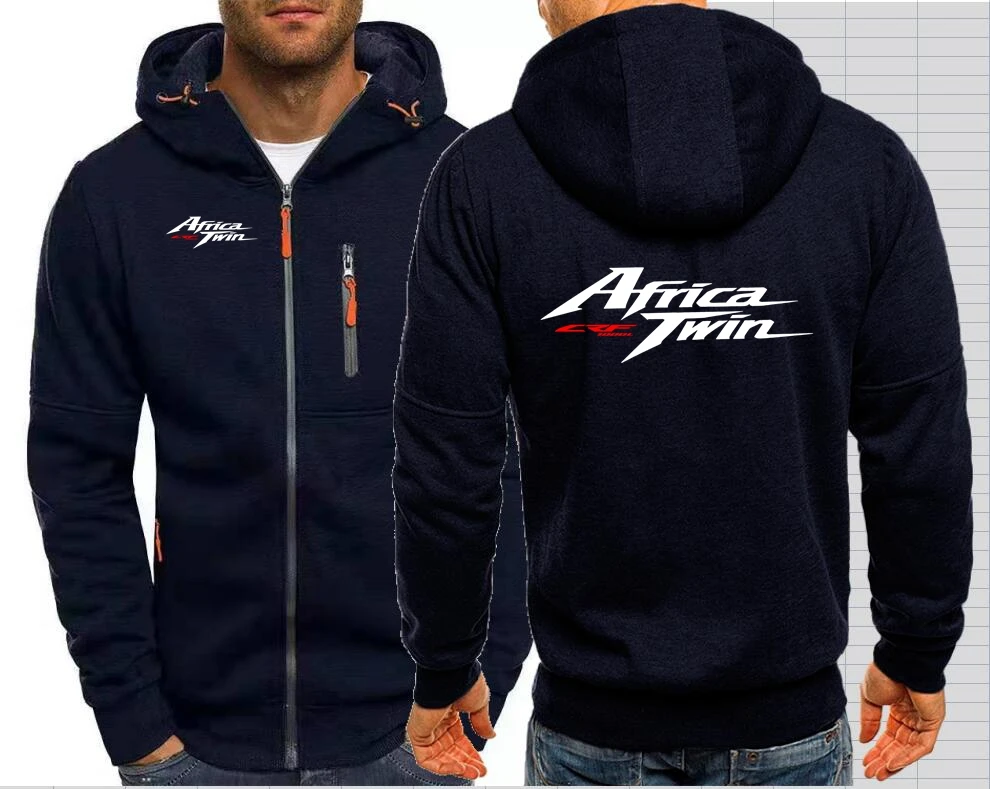 Afrika Twin 1000 L Crf1000 Heren Jasjes Hoodies Jassen Motorfiets Hondaes F1 Rits Sweatshirts Mannelijk Jasje Heren Bovenkleding