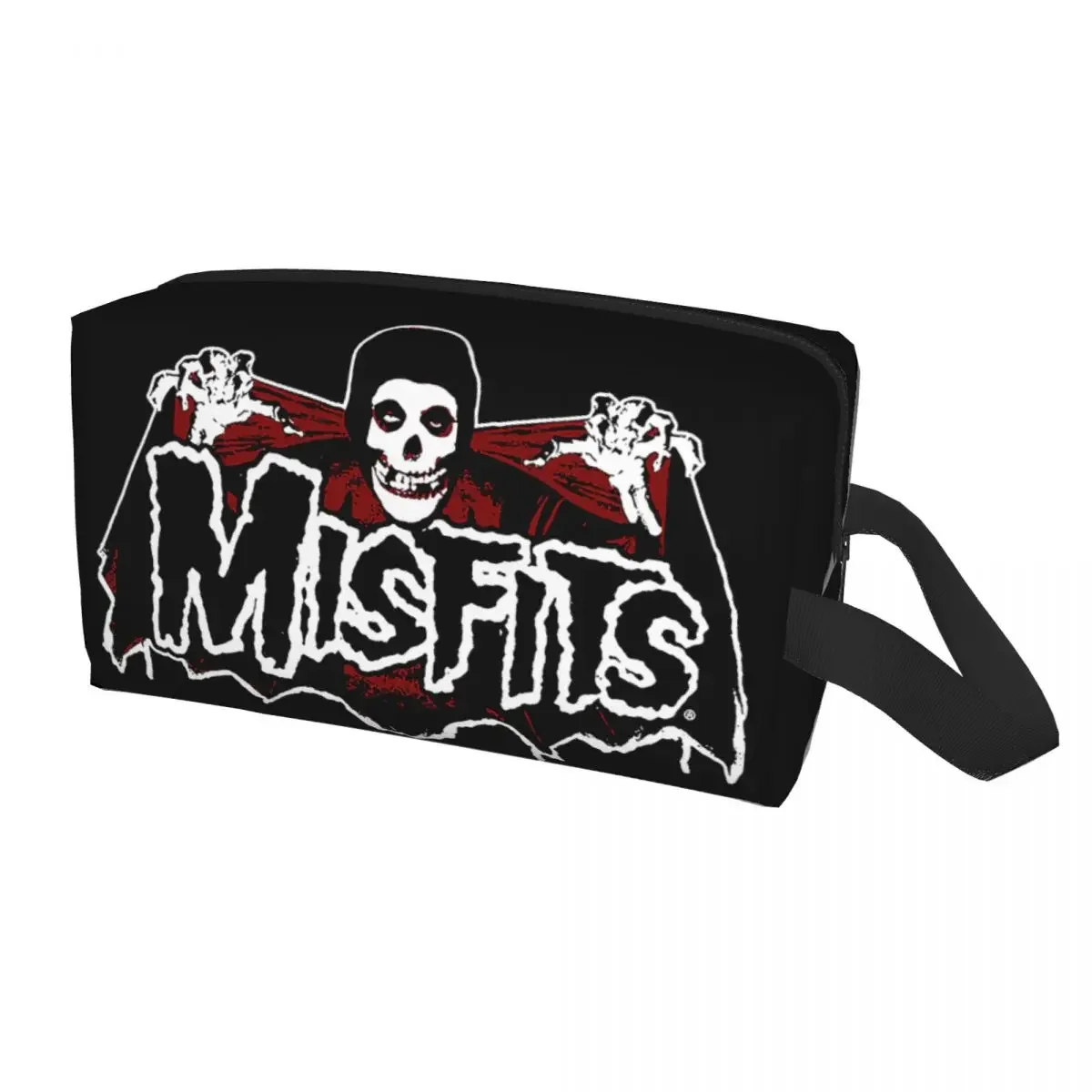 Punk Rock Band Misfits Cosmetic Bag Women Fashion Big Capacity Makeup Case Beauty Storage Toiletry Bags