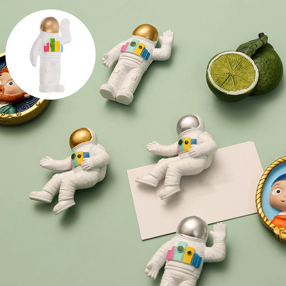 

Astronaut Magnet 3D Refrigerator Sticker Lovely Fridge Resin for Freezer Office