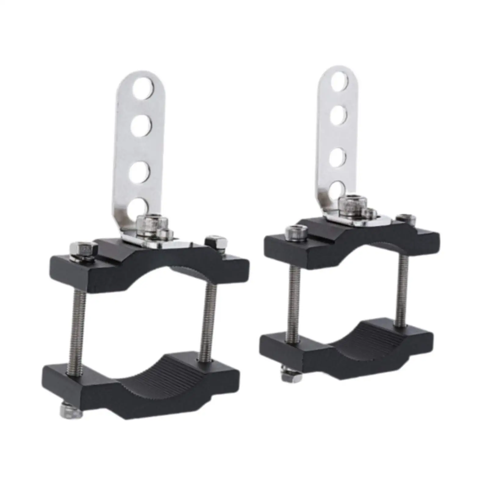 

2 Pieces Generic Motorcycle Light Bracket Clamps Adjustable Offroad Tube Clamps for Roll Cage UTV Scooter ATV Mountain Bike