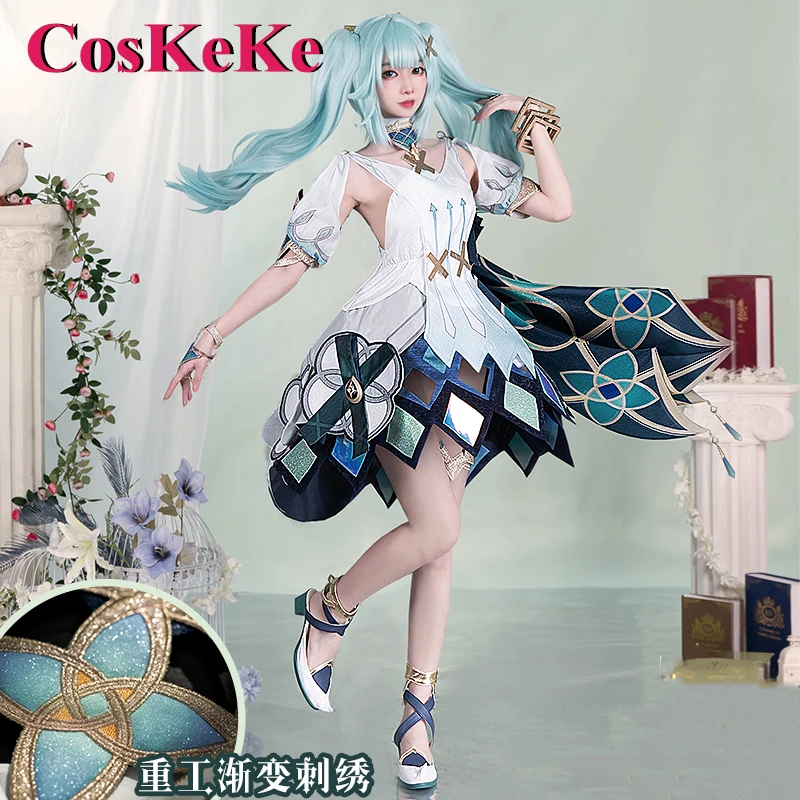 

CosKeKe Faruzan Cosplay Anime Game Genshin Impact Costume Elegant Gorgeous Uniform Dress Halloween Party Role Play Clothing New