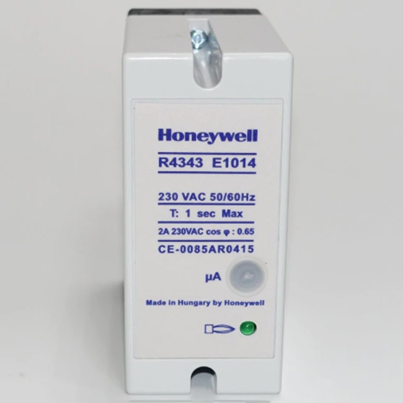 Honeywell R4343 E1014  Relay Flame Detector R4343E1014  230 VAC 50/60Hz