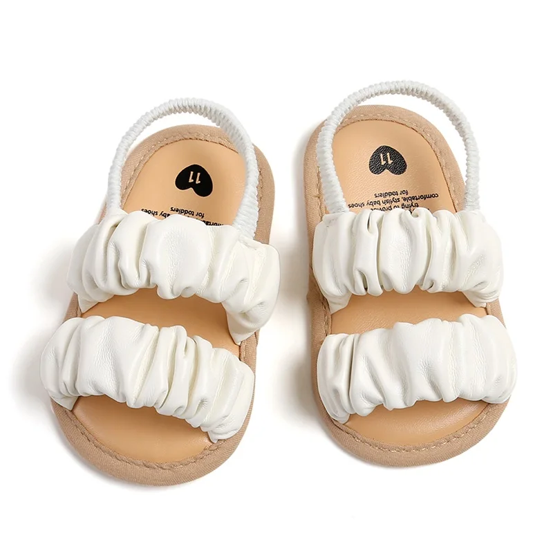 Infant Baby Girls Sandals Cute Anti-Slip Soft Sole Princess Shoes Beach Slipper Toddler First Walkers Shoes