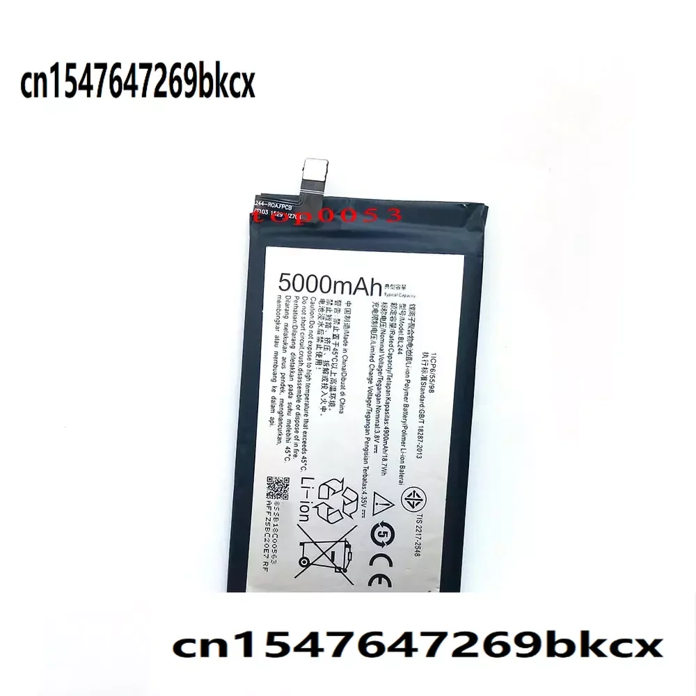 Аккумулятор BL244 для Lenovo Vibe P1A42 P1C58 P1C72 P1, 3,8 в, 5000 мАч