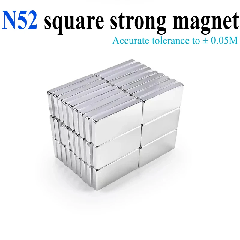 

10pcs/lot N52 square strong magent with a diameter of 50-80 mm, suitable for refrigerators, offices, and handheld devices.