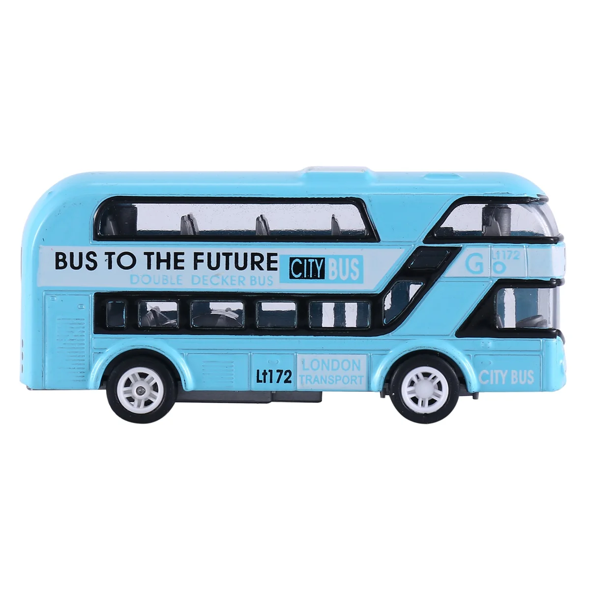 Ônibus de dois andares para carro, ônibus de Londres, design, brinquedos do carro, passeios turísticos, veículos de transporte urbano, azul, veículos urbanos