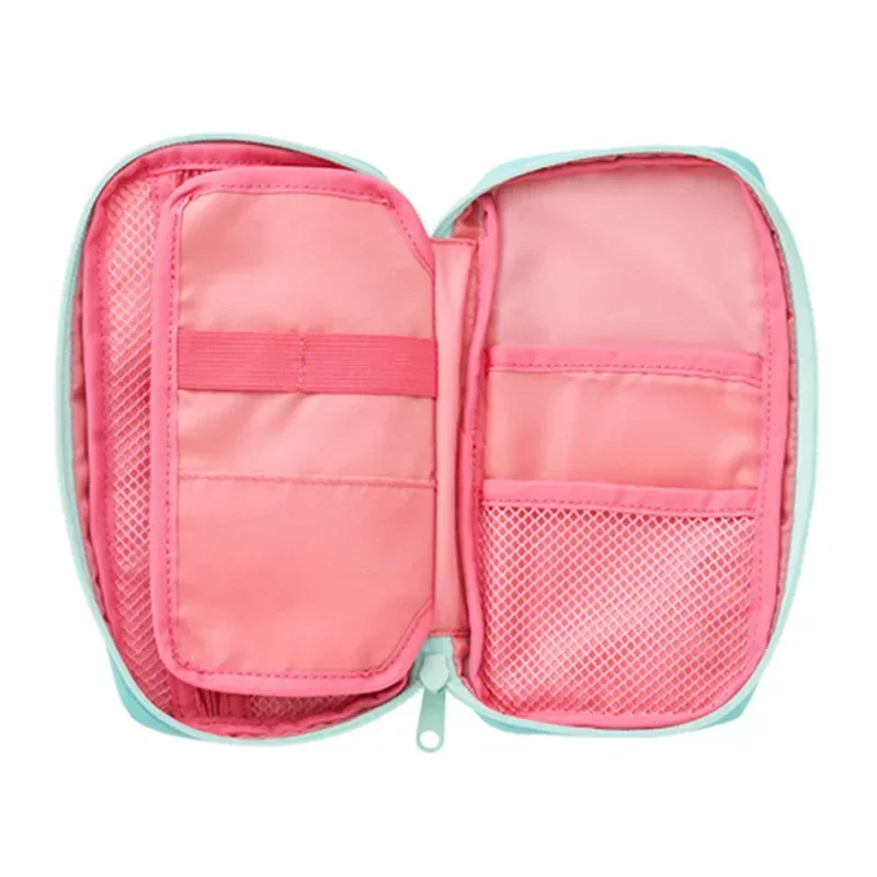 

Snoopys Embroidery Storage Bag Large Capacity Student Pencil Case Portable Cosmetic Bag Clutch Bag for Stationery Organizer