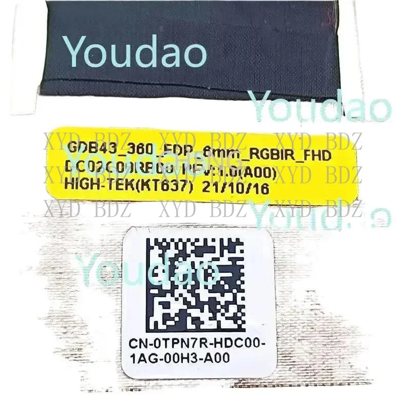 DB do Dell Latitude 7420 E7420S Kabel ekranu LCD 6MM IR RGB FHD EDP 0TPN7R DC02C00RB00