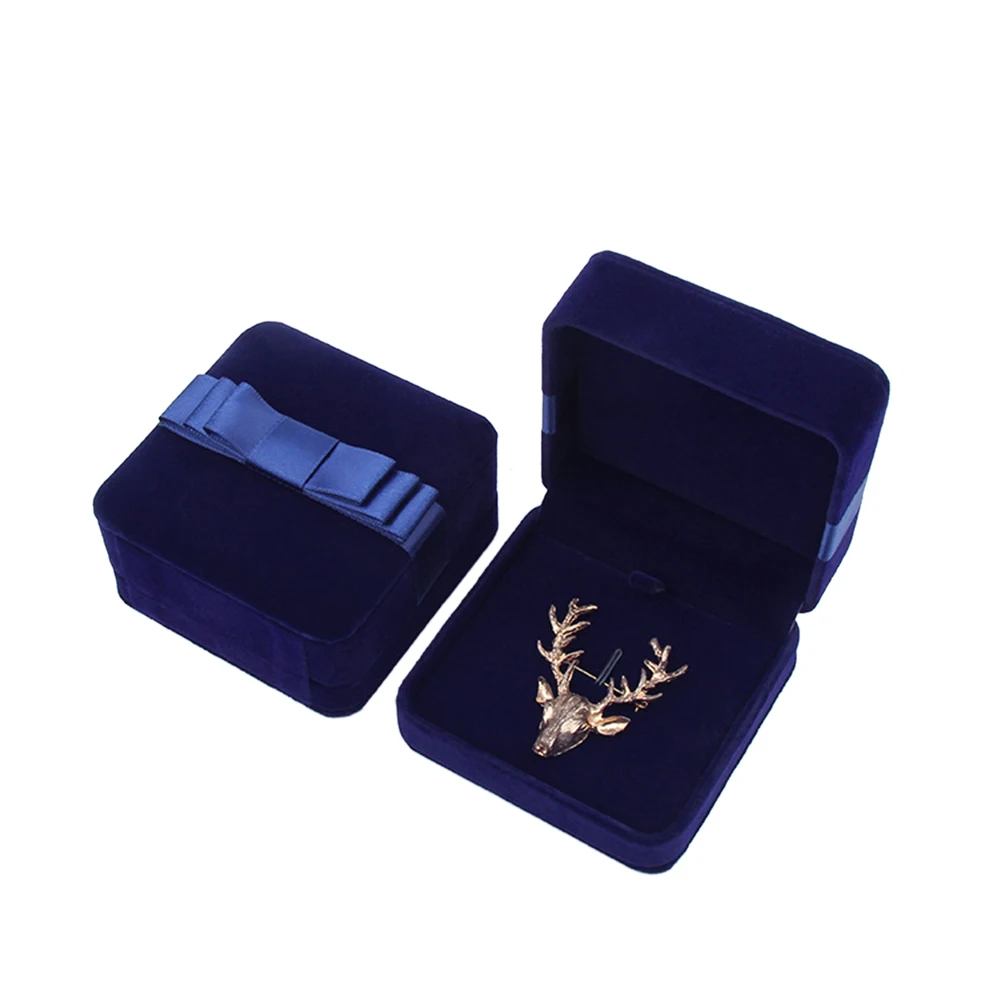 

Jewelry Box Packaging Fashion Jewelry Packaging Gift Box Blue Storage Box For Jewelry Retail Travel Accessory