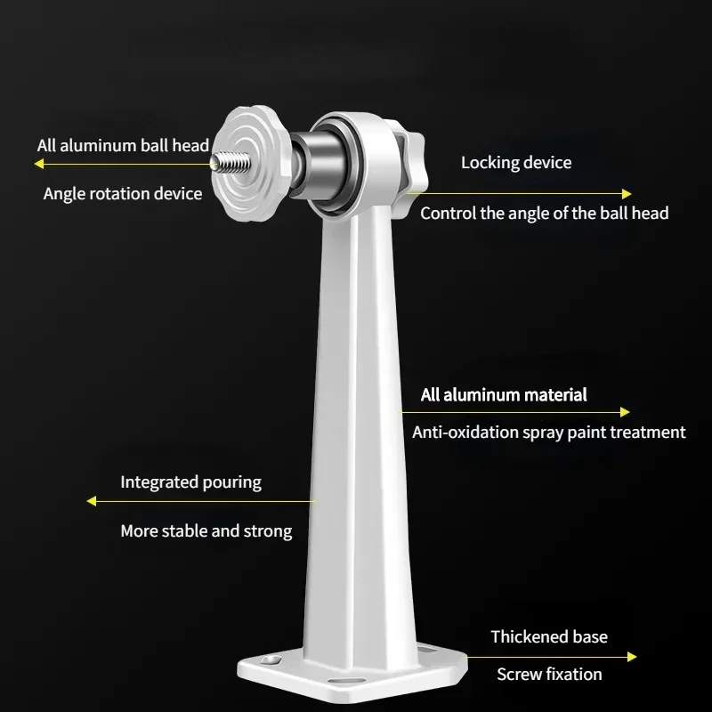 Cargando 5KG Mini soporte para proyector montaje en techo de pared TD91 TD90 TD60 P62 soporte de pared para proyector CCTV montaje de suspensión