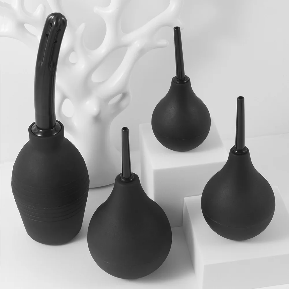 Silikon-Reinigungs-Einlaufbirne, sicheres Fluss-Spül-Reinigungswerkzeug für Anus, Vagina, wiederverwendbares Reinigungsspritze-Set, persönliche Hygiene-Hilfe