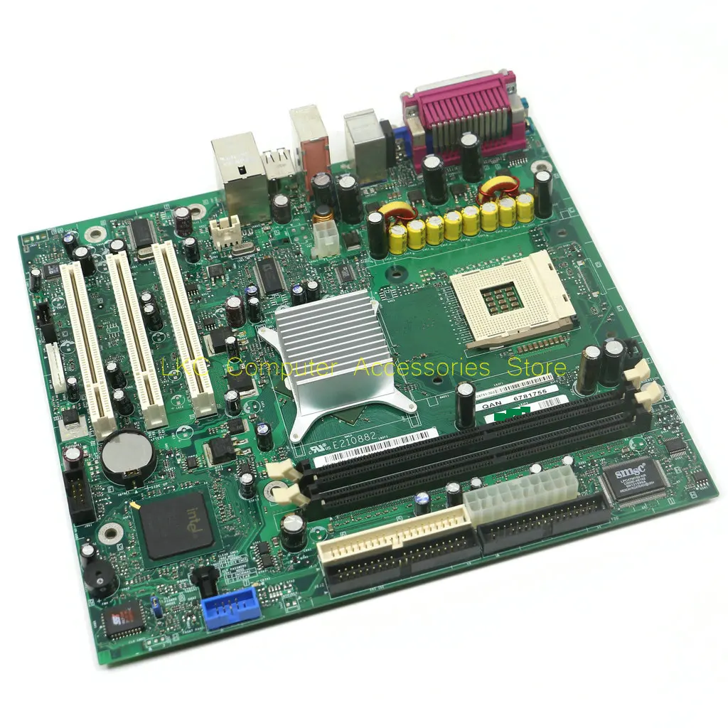 Voor Dell Dimension1100 Desktop Moederbord Socket 478 Intel 865Chip Cf458 0cf458 CN-0CF458 E210882 100% Getest