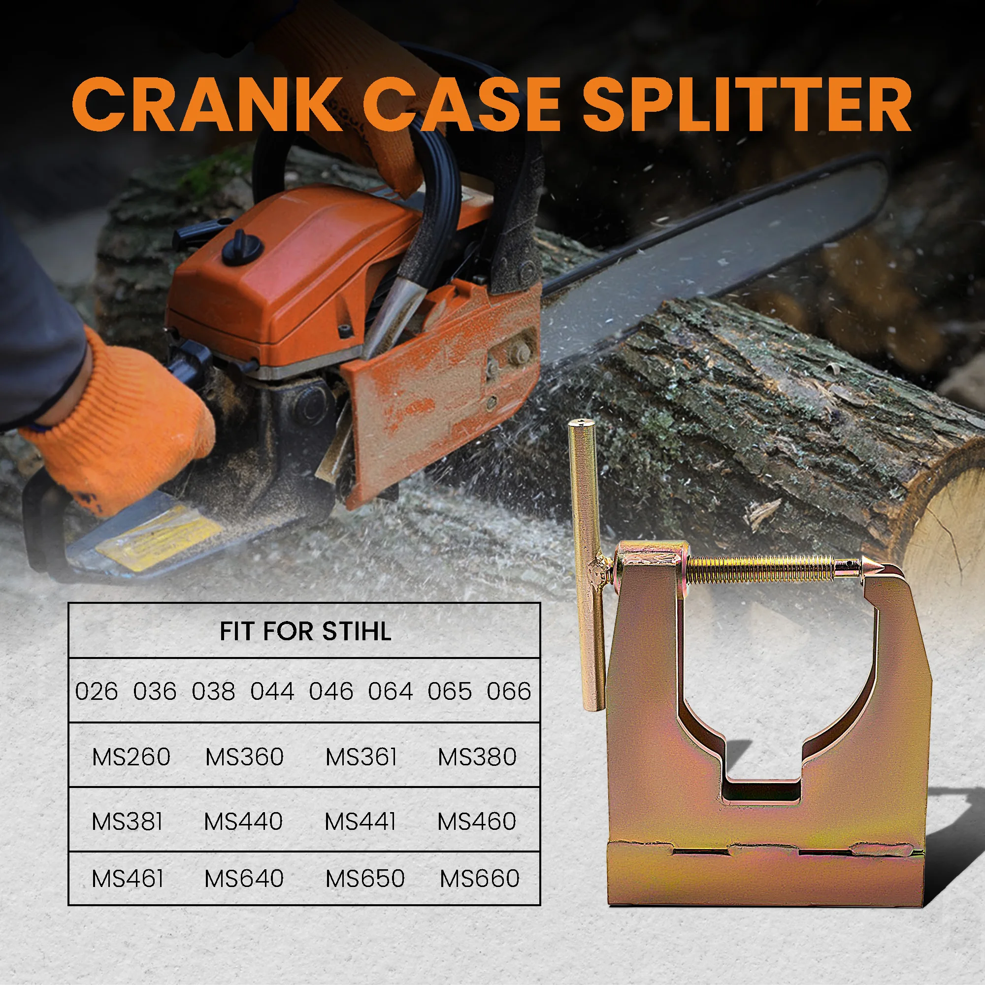 

Инструмент для разветвления картера бензопилы для Stihl 026 036 038 044 046 064 502516101