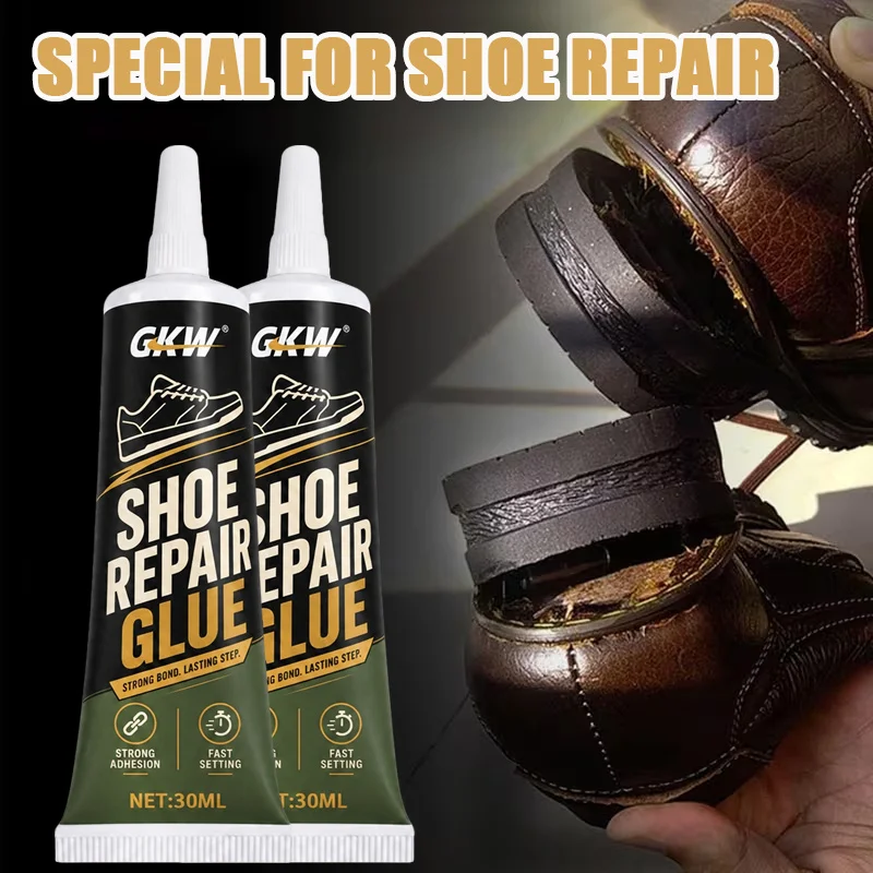 Universal Shoe Repair Glue. Instant strong adhesion, fast-drying invisible. Suitable for all footwear, home & outdoor use.
