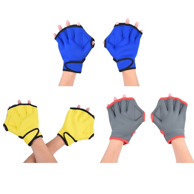 

Webbed Swim Gloves Aquatic Gloves Flippers Swim Hand Gloves Finger Webbed Gloves