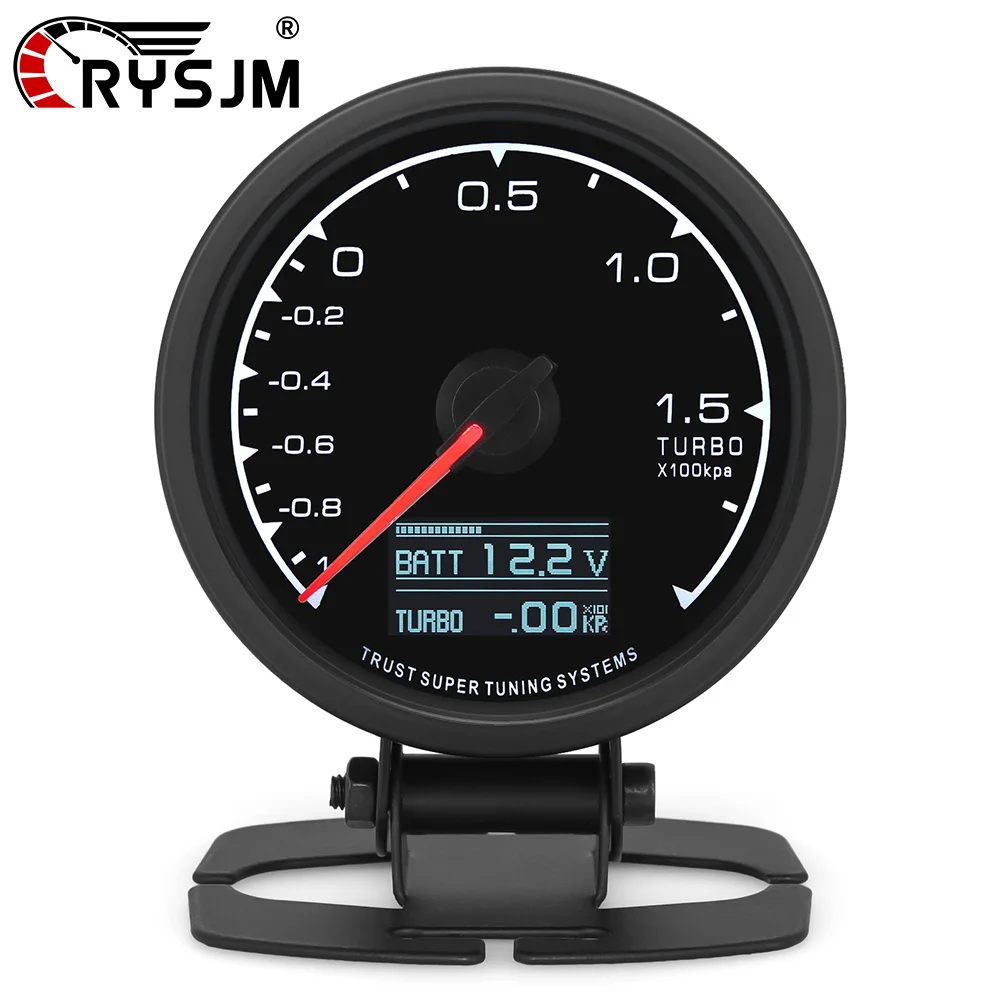 

LCD Digital Display Car Gauge Oil Pressure Oil Temperature Water Temperature Voltmeter Tachometer Air Fuel Turbo Boost Gauge