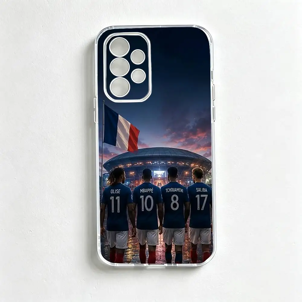 For F-France football team  Phone Case Transparent Silicone Soft For Samsung S25,S24,S21,S22,S23,S30,Ultra,S20,Plus,Fe
