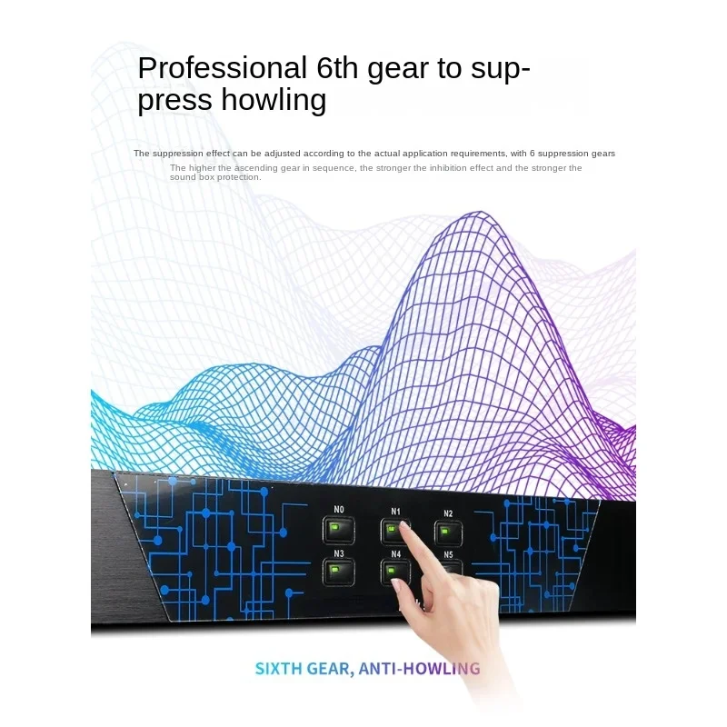 Afs228 Professional Conference KTV Automatic High-Speed Feedback Suppressor Anti-Howling Frequency Shifter