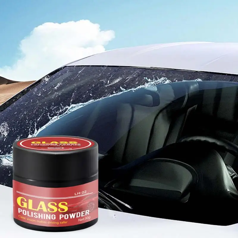 

Glass Polishing Powder For Automobile Glass Scratch Remover Powder Car Glass Oil Film Cleaning Powder Auto Glass Scratch Remover