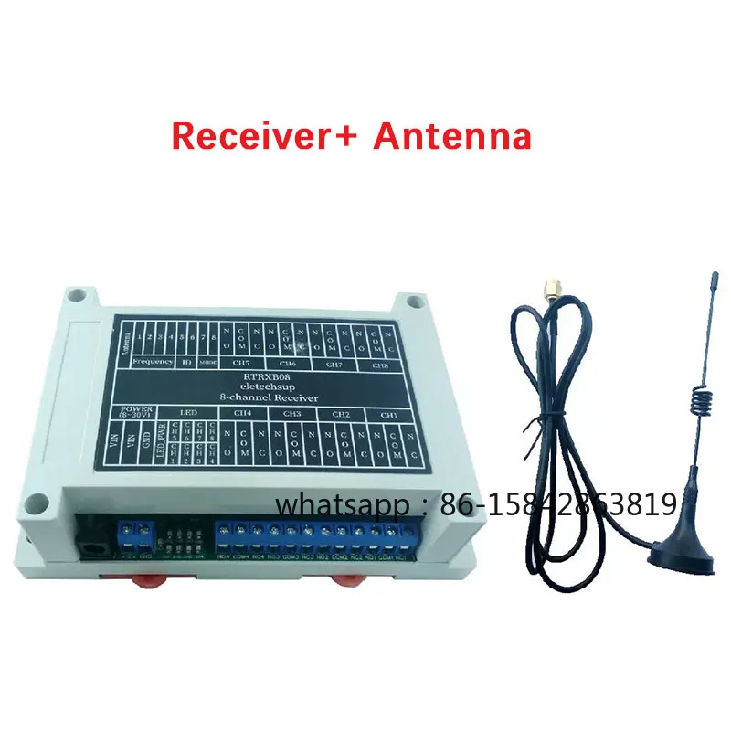 RTTXA08 Plus RTRXB08 Bidirectional Switch Relay Module Power Supply Controller With Complete Technical Support