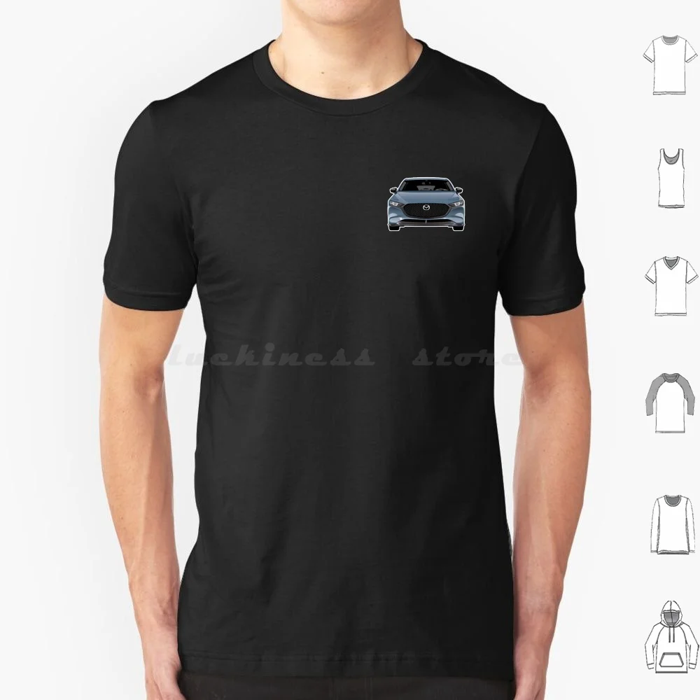 Mazda 3 Polymetal Grey T Shirt Cotton Men Women DIY Print Mazda 3 Mazda3 Mazda 3 Mazda 3 4th Generation Hatchback Jdm Japanese