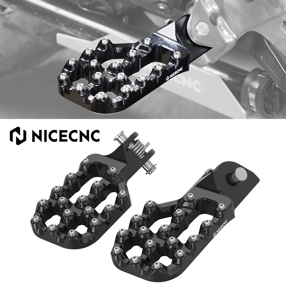 

NICECNC For BMW R1250GS Adventure R 1250 GS 2019-2024 Wide Footpegs Footrests For BMW R1200GS Adventure R 1200 GS 2013-2018