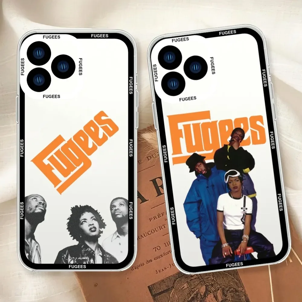 Hip Hop Band T-The F-Fugees The Score Phone Case For Samsung S20 S21 S22 S23 Fe Lite Plus Ultra Transparent Border Shell