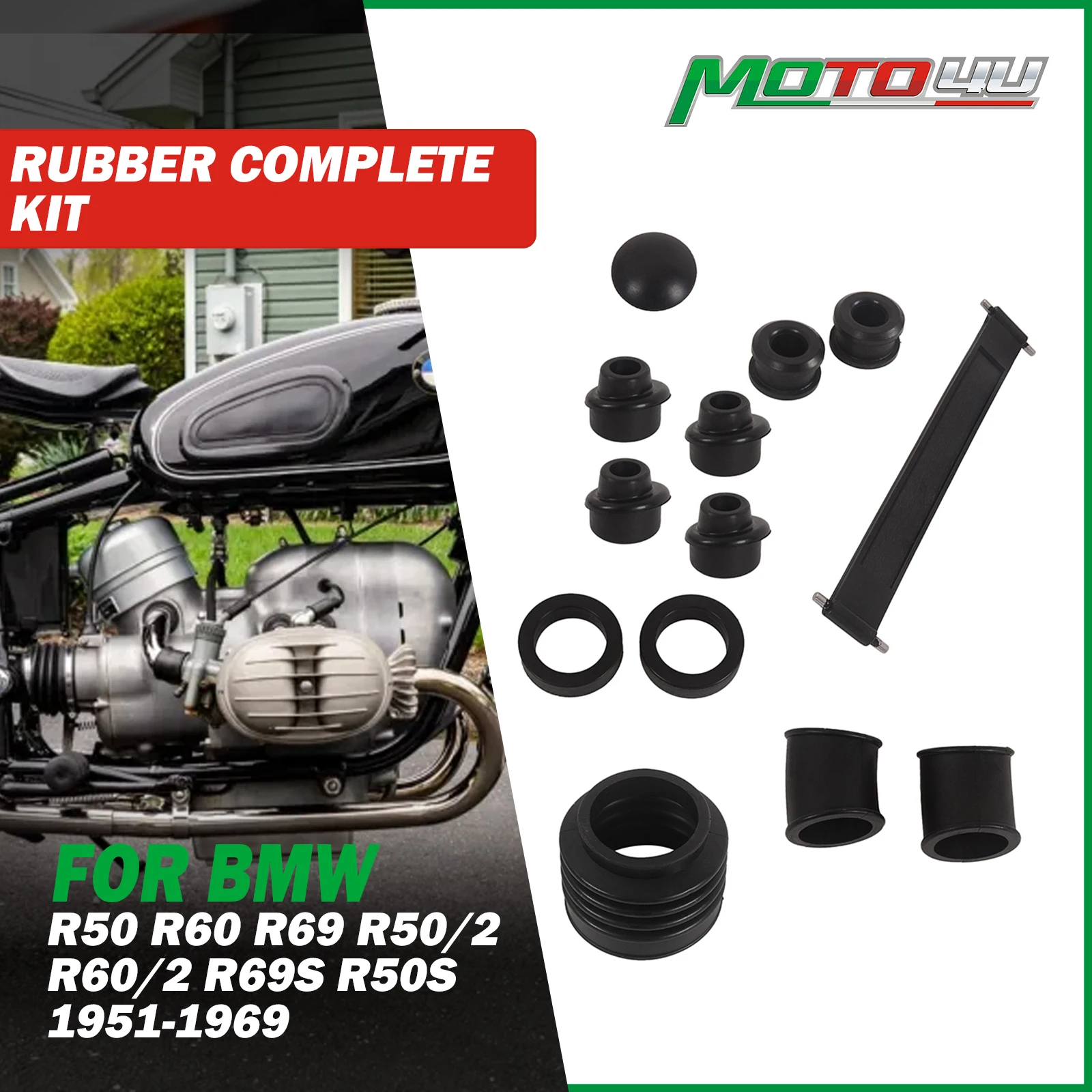 For BMW R series R50 R50/2 R50S R60 R65 R60US R69 Rubber Kit