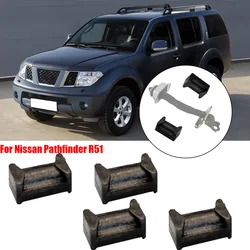 4X Front Rear Car Door Check Strap Repair Kit Stopper Damping For Nissan Pathfinder R51 2004 2005 2006 2007 2008 2009 2010 -2012