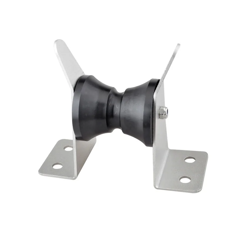 

ISURE MARINE Double Wheel Butterfly Anchor Support Anchor Wheel Stainless Steel Marine Hardware Accessories Ship Yacht