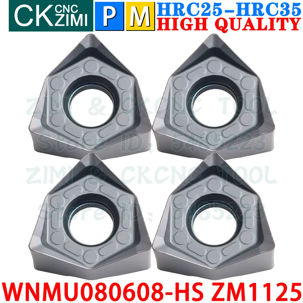 

WNMU080608-HS ZM1125 WNMU 080608 Carbide Inserts Fast Feed Milling Inserts MFWN90 CNC Indexable Heavy Face Cutting Milling Tools