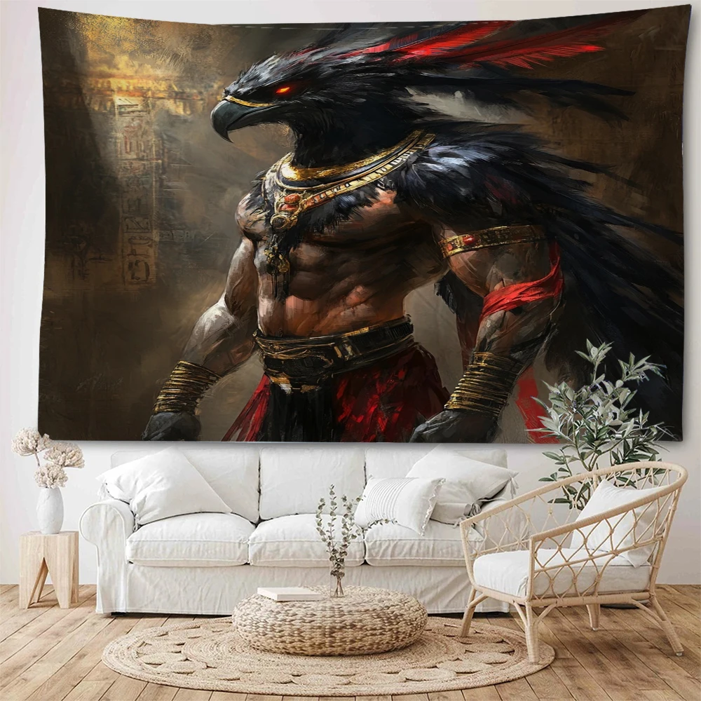 

Древний египетский фараон мифология, обращность Гора, персонализированное изображение, домашнее украшение, домашний декор, гобелен