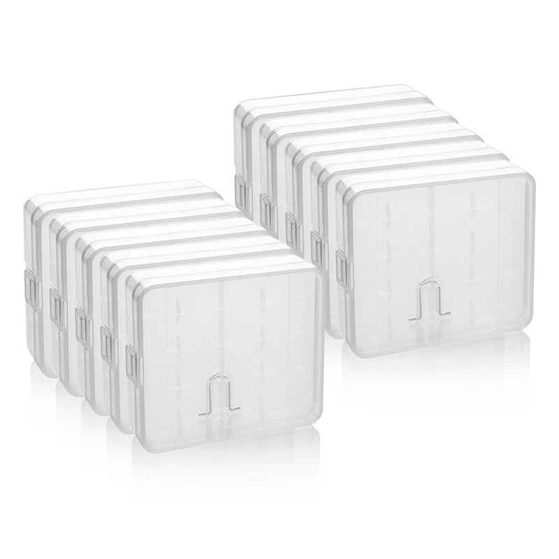 10Pcs 4 Slots 18650 Battery Case Battery Protecte Container For 4 Slots 18650 Battery