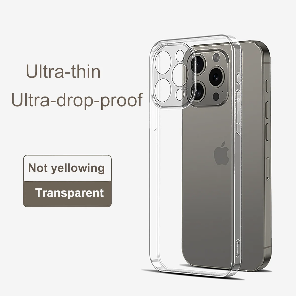 Coque de Protection Transparente en Silicone Souple, Ultra Fine, pour iPhone 14, 12, 13, 15, 11 Pro, X, XS Max, 8, 7 Plus