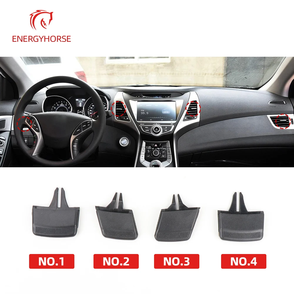 Car A/C Air Vent Grille Tab Clip Automobile Air Conditioner Outlet Repair Kit For Hyundai Elantra