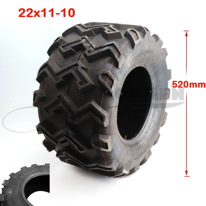 AT 22x11-10 ten-inch tires with thick and wear-resistant  suitable for ATVs  off-road vehicles Accessories