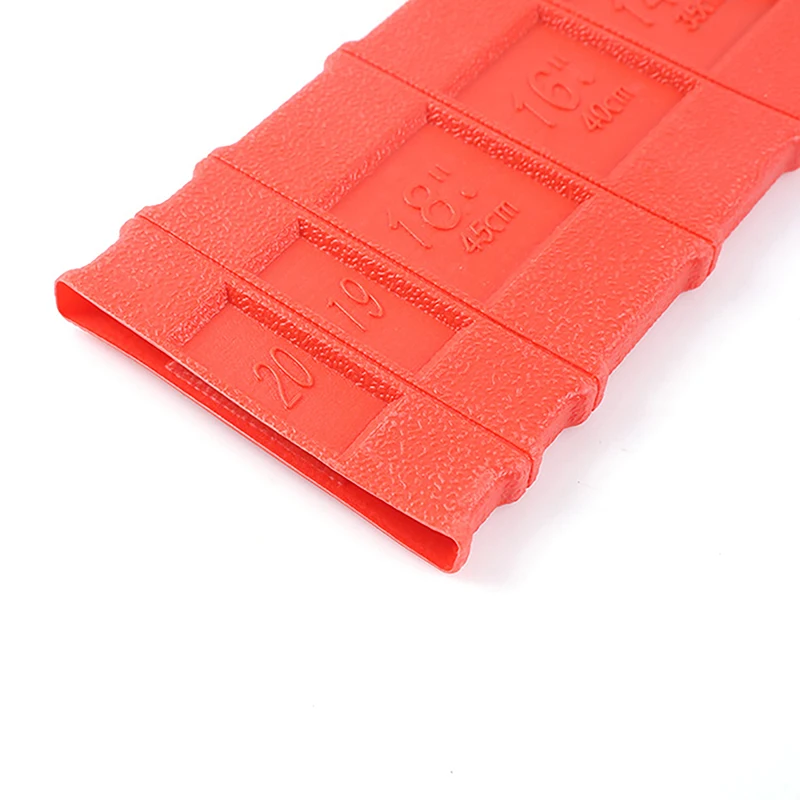 1PC Garden Accessories Chain Saw Guide Plate Cover Red Electric Chain Saw Power Tool Chainsaw Chain Scabbard Guard image 6
