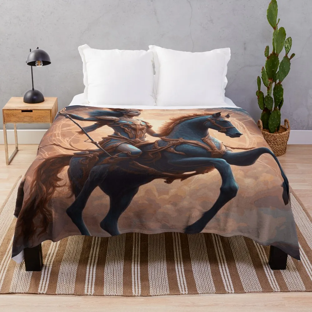 

Adventurous Spirit: Sagittarius Zodiac Constellation Art Throw Blanket Fashion Sofas Beautifuls Cute for sofa Blankets