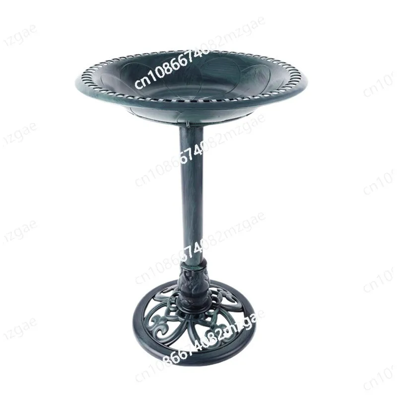 

Outdoor hummingbird feeder bird bathtub landscape ornament with floor insert plastic bird feeder