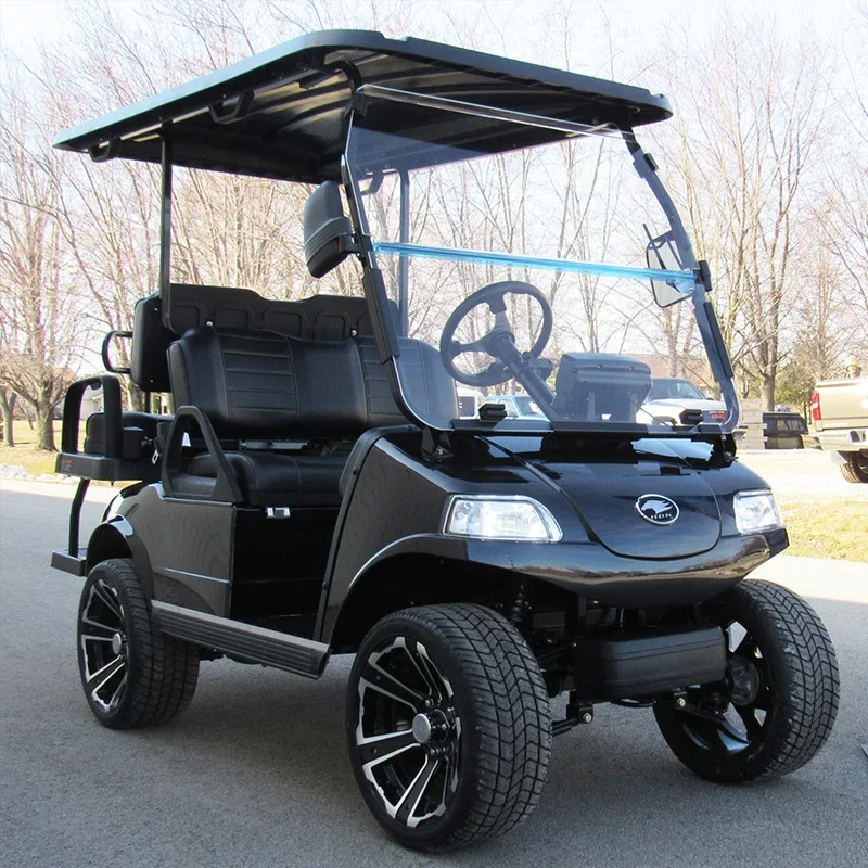 HDK EVOLUTION 4 Seater Black Color Club Garden Utility Vehicles Car For Adults 48V 72V Golf Cart Mini