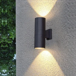 Waterproof Wall Lamp Outdoor IP65 COB LED Wall Light 110V 220V Modern Sconces Room Decor Lighting For Porch Street Path Home
