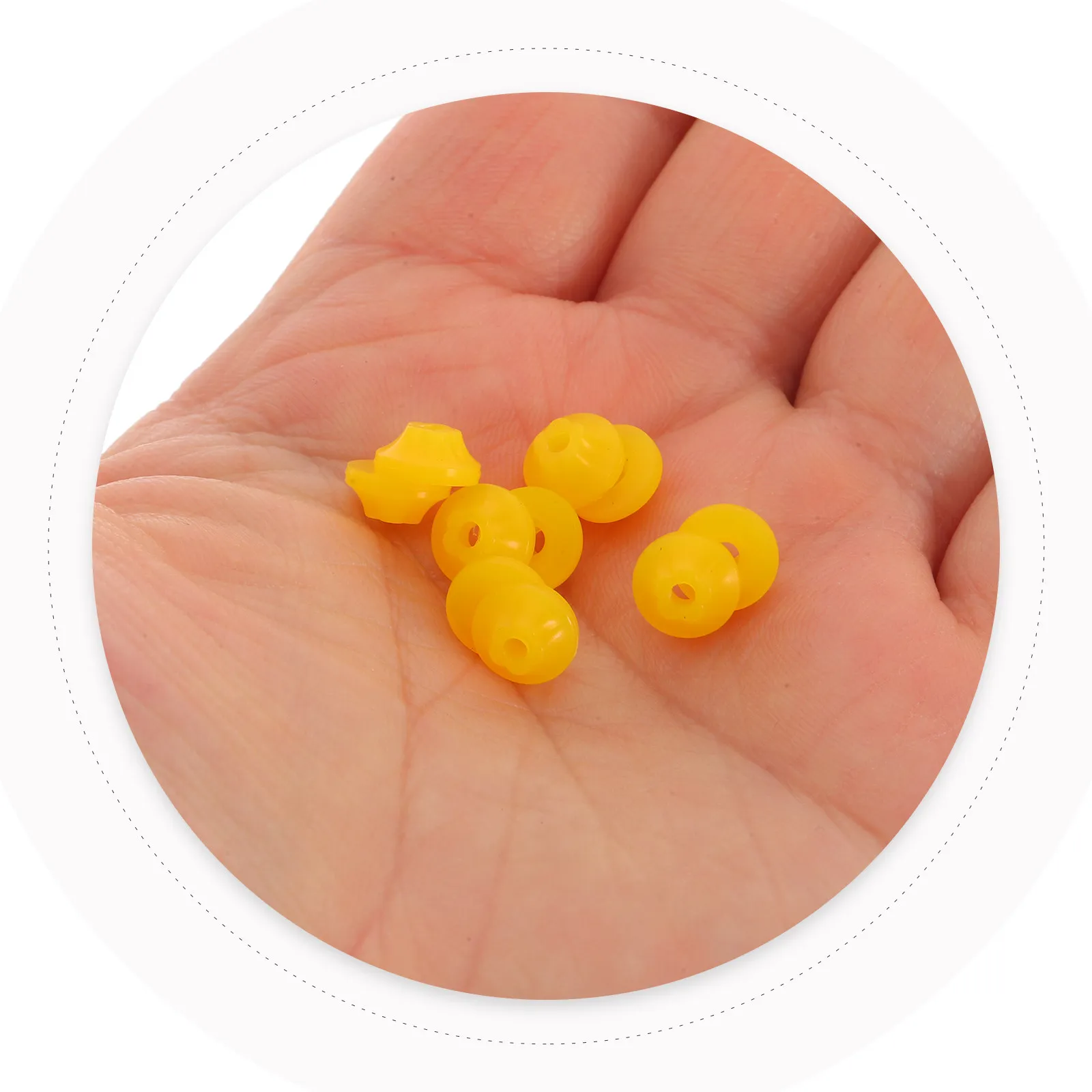 100Pcs Nail Drill Dust Protector Caps Yellow Plastic Stopper Accessories Manicure Salon Home Nail Art Dust Guard Cover