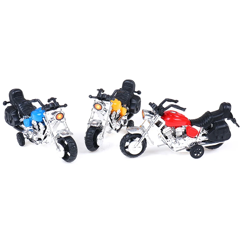 1PC Kids Toy Car Pull Back Motorcycle Simulation Motorbike Model Inertia Diecasts Vehicle Boy Toys for Children Baby Gift