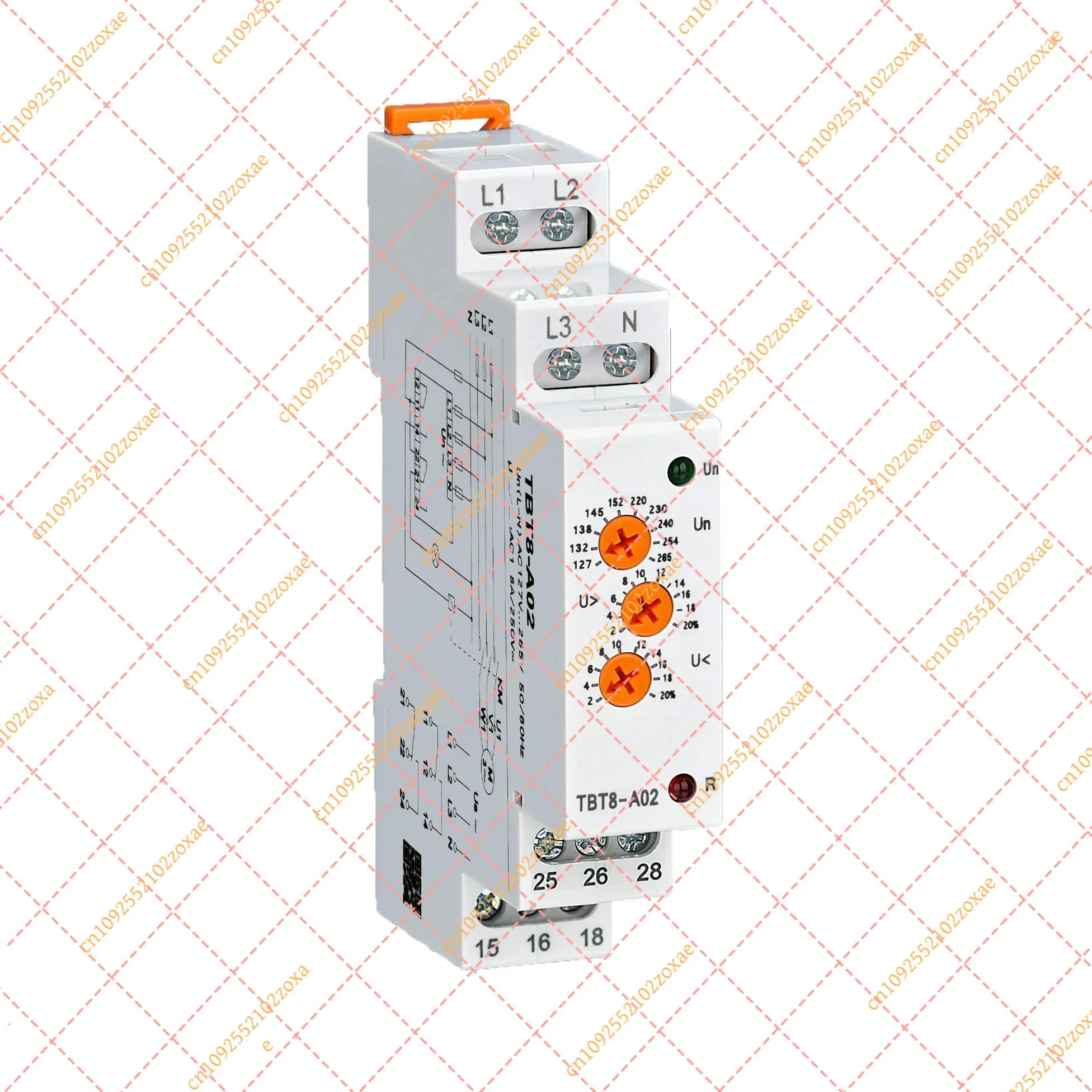 New 3 Phase Motor Protector Phase Sequence Voltage Monitoring Relay Voltage Sensing Protection Device