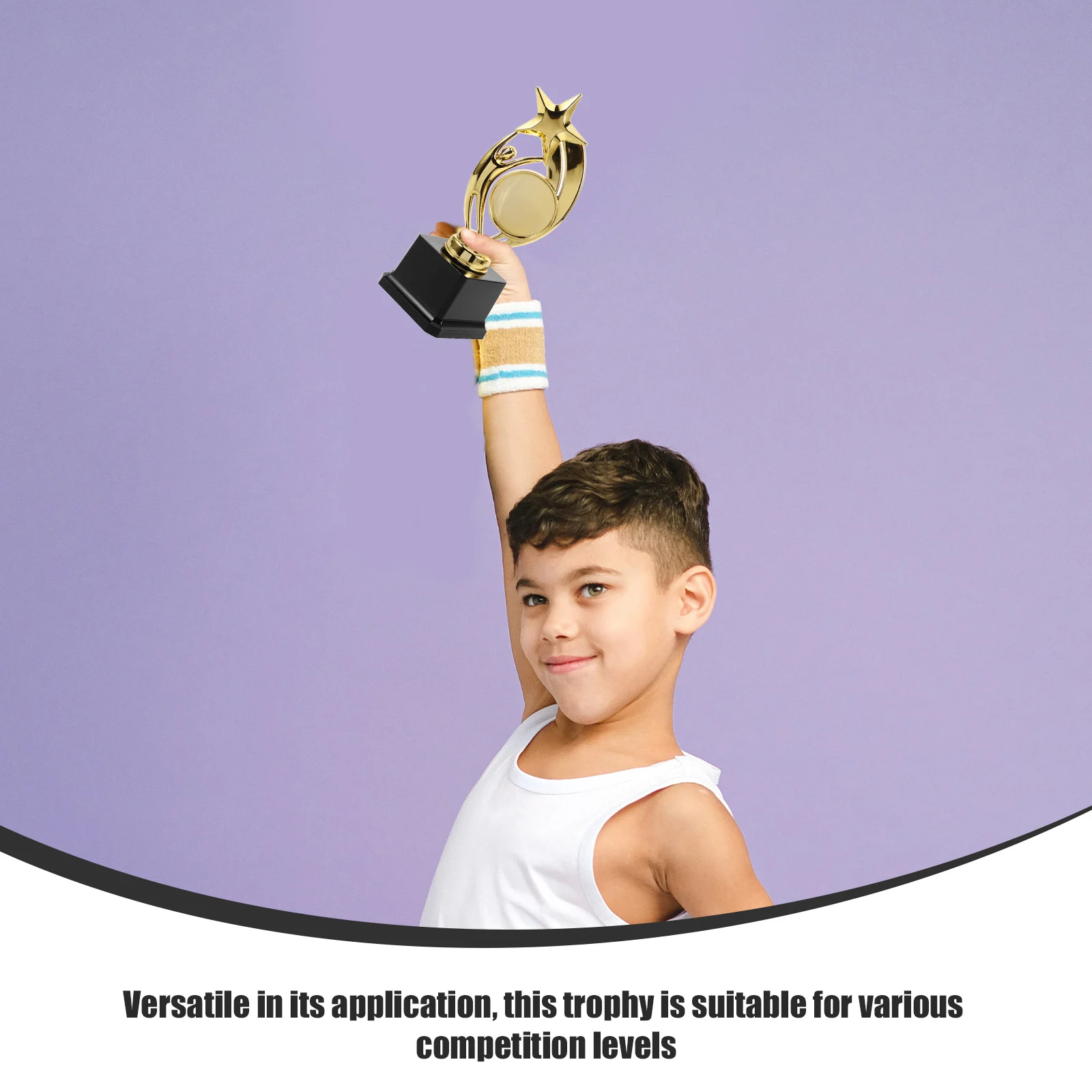 

Пластиковый трофей победителя, спортивные соревнования, Золотая награда, кубок для детей и взрослых, достижение участания, золотой женский трофей