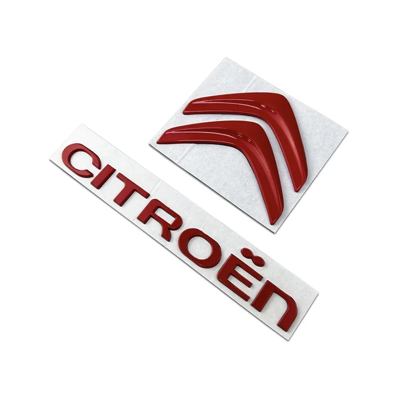 Adesivo con lettera in metallo Distintivo anteriore posteriore per autoEmblema per Citroen C4 C3 Xsara C-Elysee C5 C1 DS3 DS5 DS4 Jumper Picasso