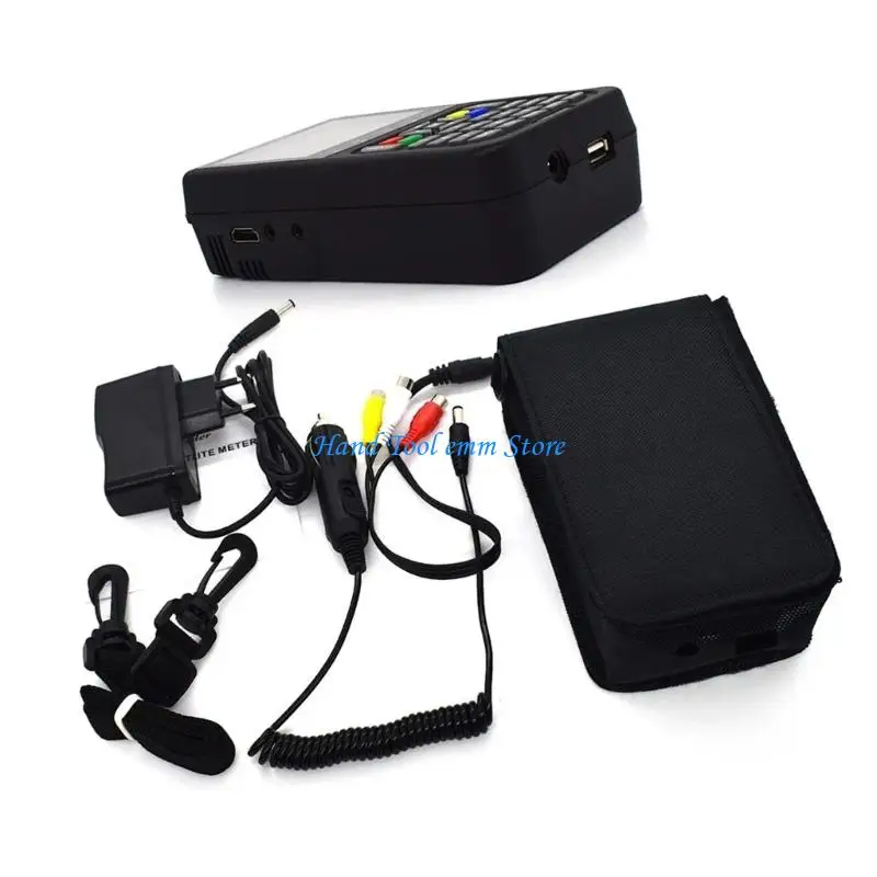 H37F Dvbs S2X Satellite Meter Abs 3.5 Foot Display 3000Ma Battery Efficient Permanent Case